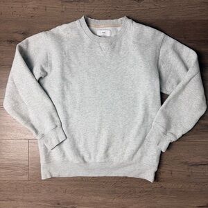 TNA by Aritzia Crewneck Sweatshirt - Light Gray Heather